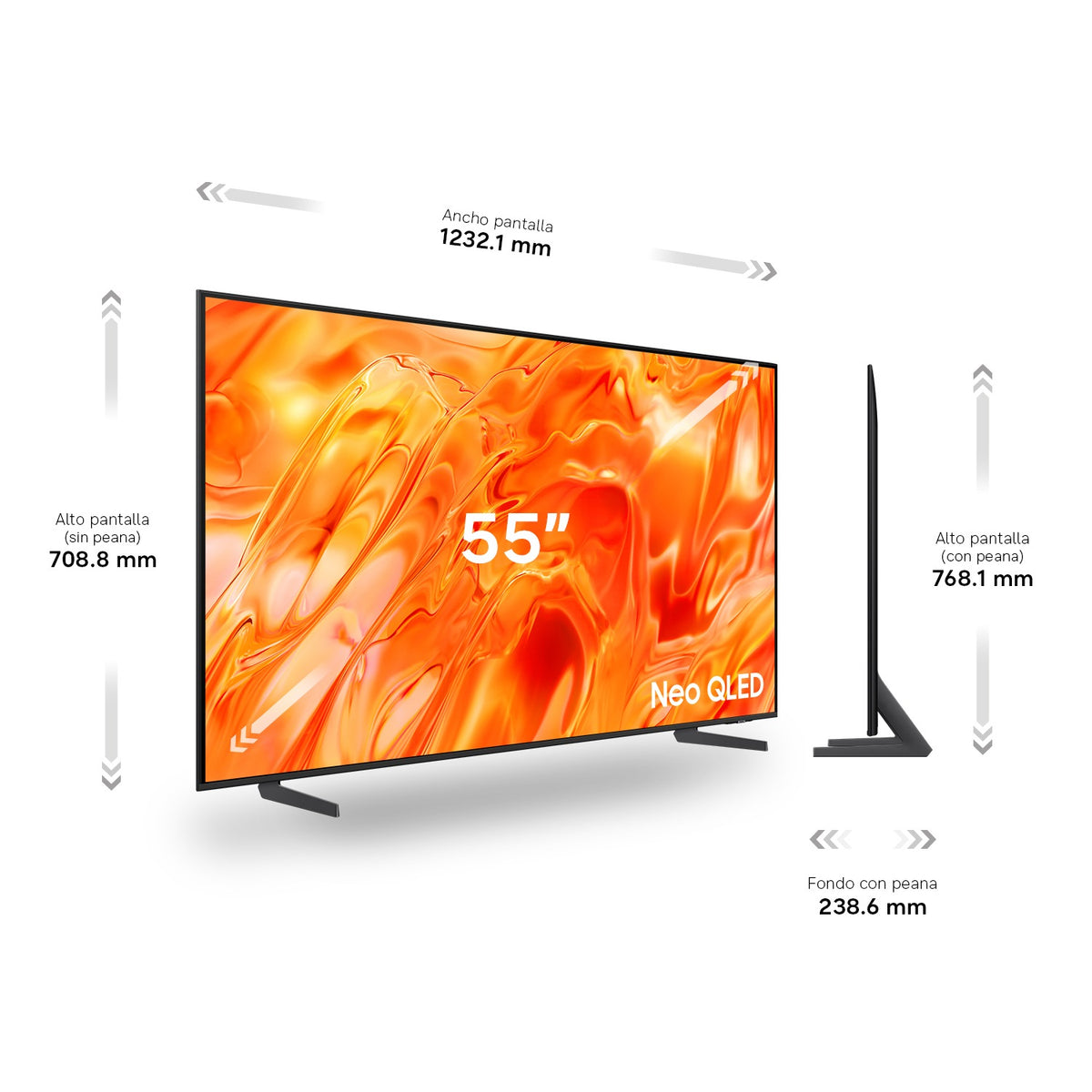 TV SAMSUNG 55" TQ55QN70H UHD NEOQLED SMARTTV 120HZ