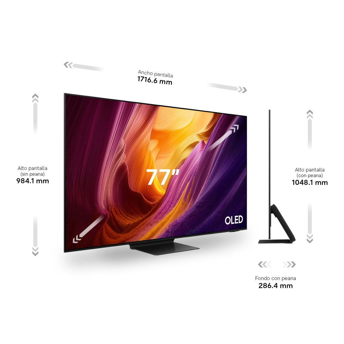 TV SAMSUNG 77" TQ77S95H UHD OLED SMART TV 165HZ