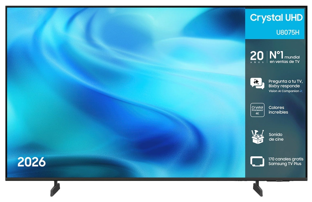TV SAMSUNG 85" TU85U8075H CRYSTAL UHD SMART TV BT