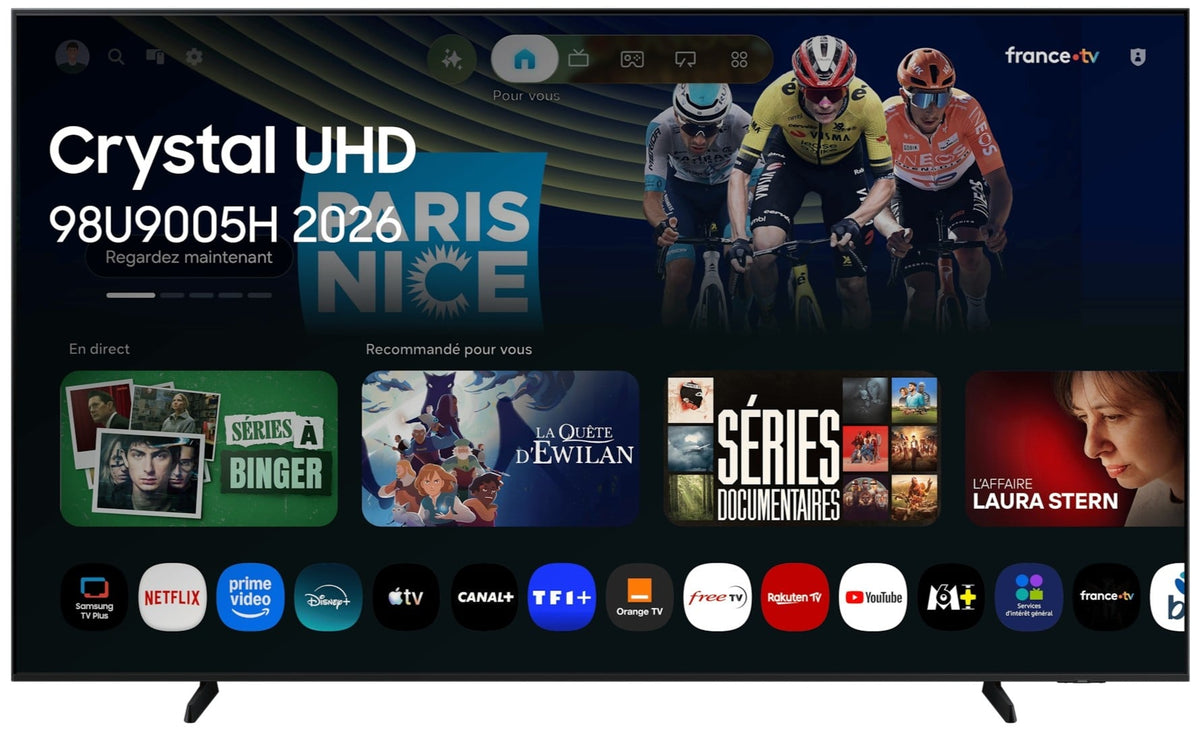 TV SAMSUNG 98" TU98U9005H CRYSTAL UHD SMARTTV 240H