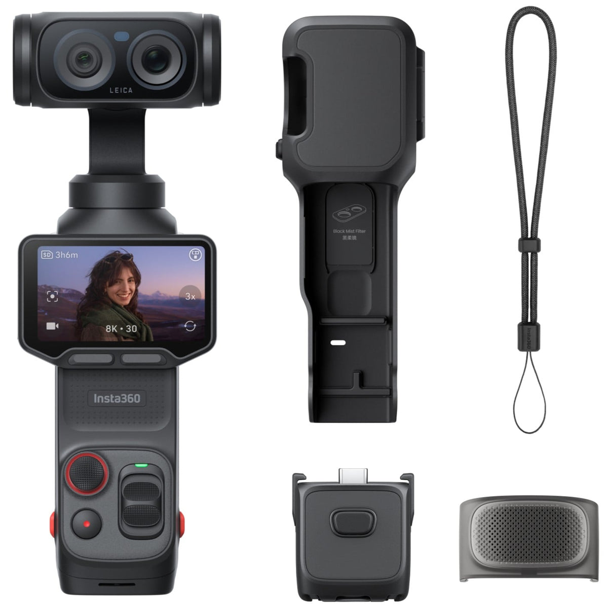 CAMARA DEPORTIVA INSTA360 LUNA ULTRA STANDAR BLACK