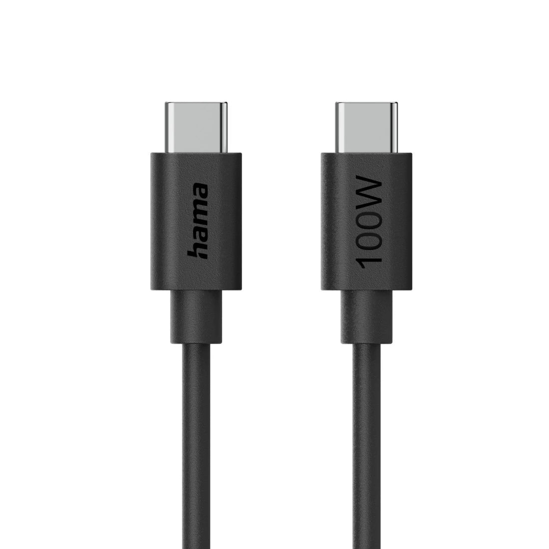CABLE HAMA 00086448 USB-C 2,0 1,2M NEGRO 100W