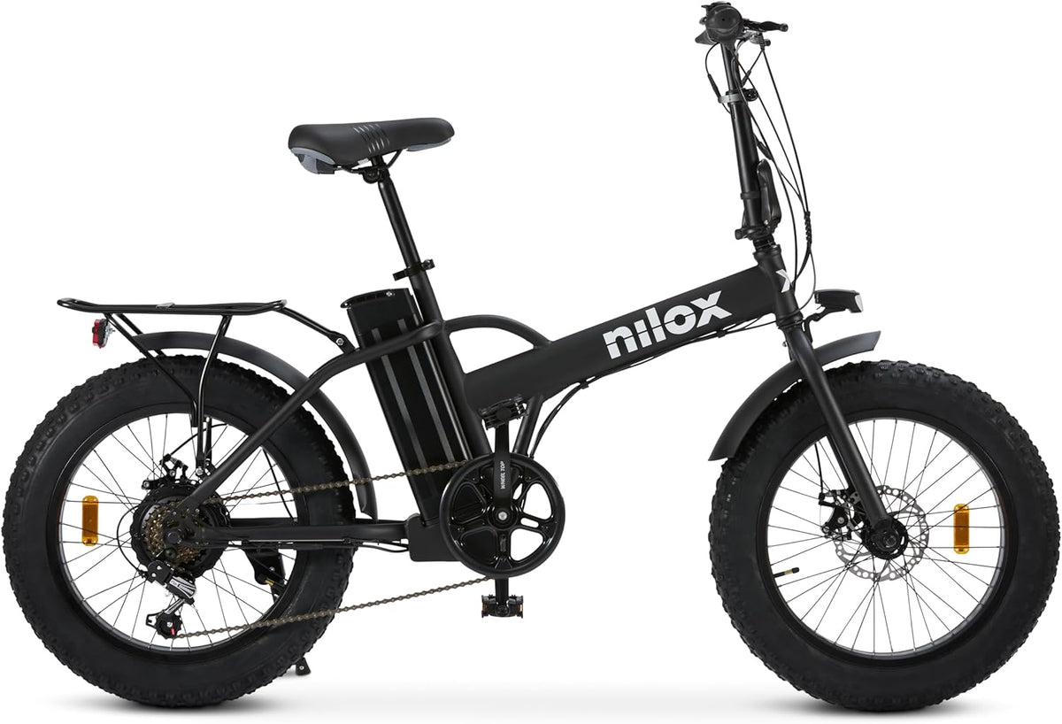 BICICLETA ELECTRICA NILOX X5 PRO C/SUSP. 20X4P BL
