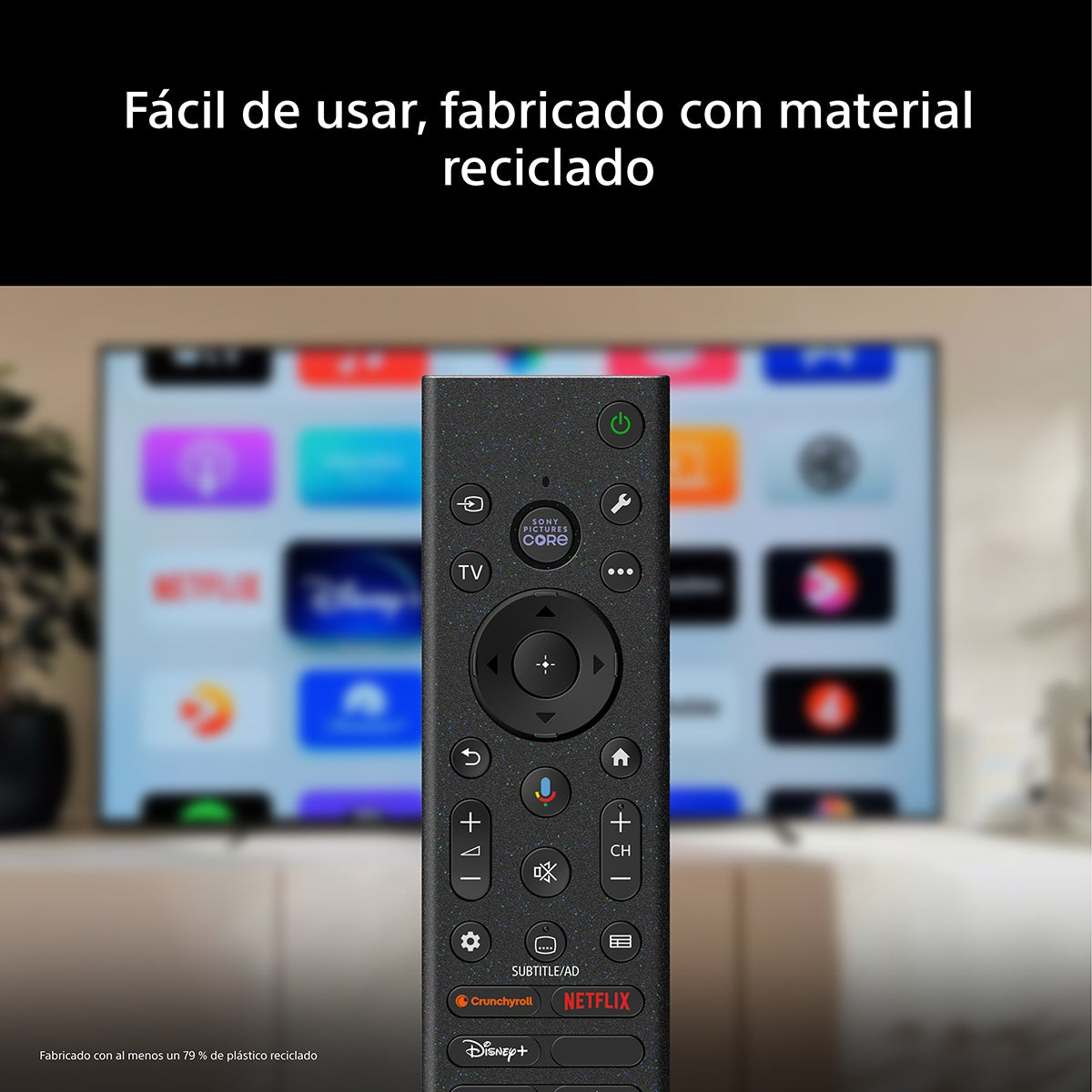 TV SONY 55" K55S25M2PB UHD X1 GOOGLETV HDR10