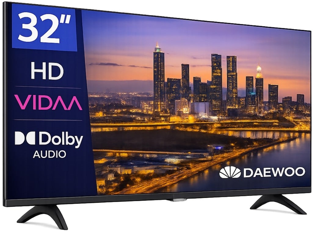 TV DAEWOO 32" 32VB56HV HD SMART TV DOLBY AUDIO