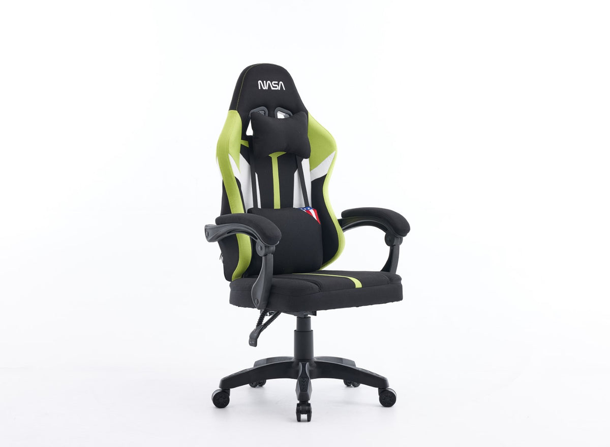 SILLA GAMING NASA SATURN PRO NEGRO VERDE