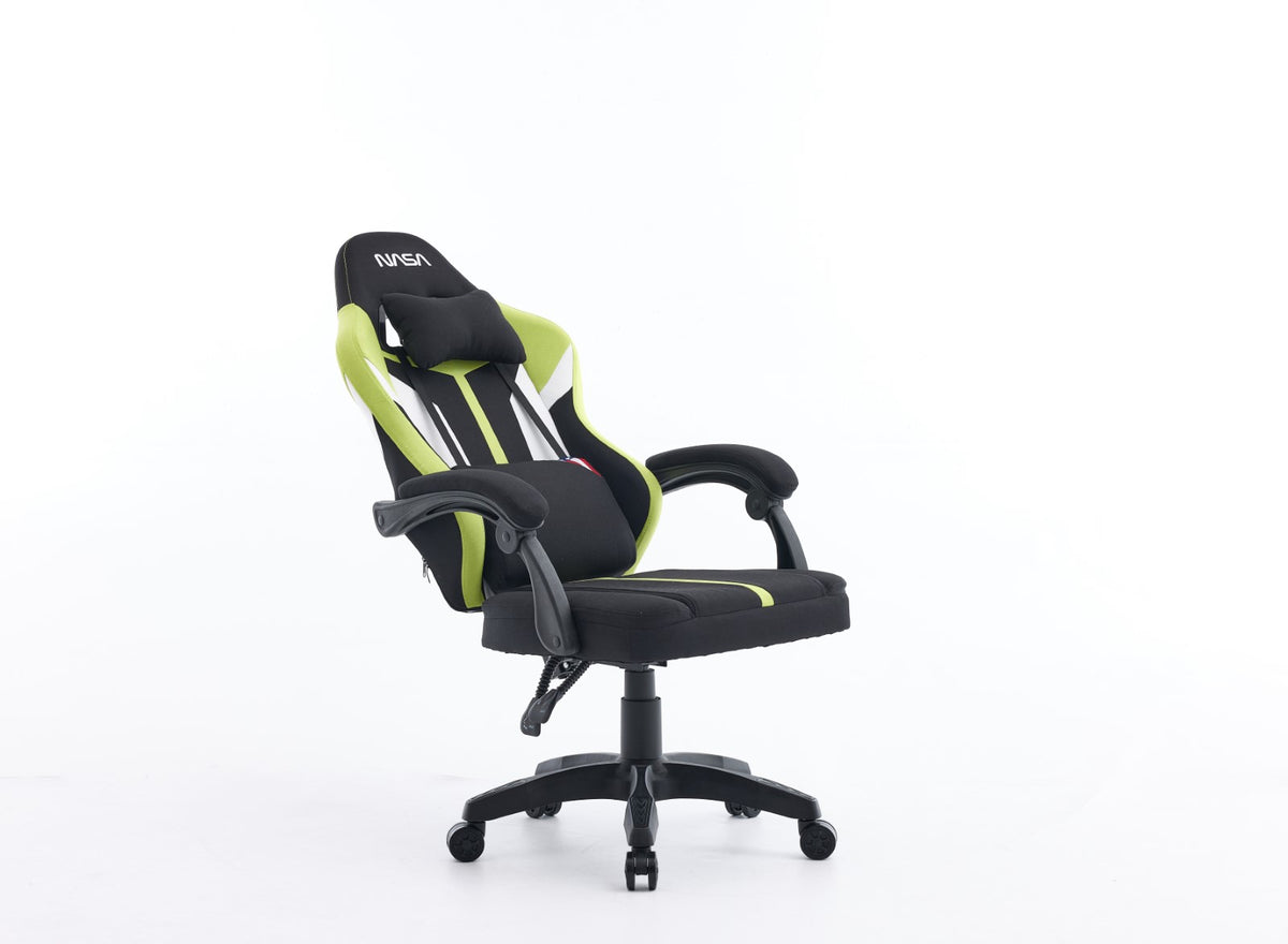 SILLA GAMING NASA SATURN PRO NEGRO VERDE