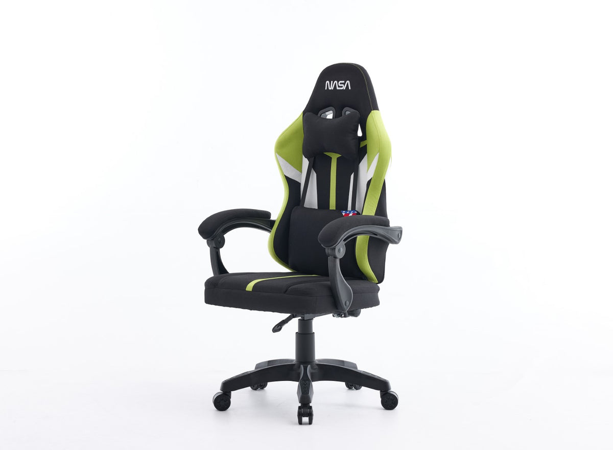 SILLA GAMING NASA SATURN PRO NEGRO VERDE