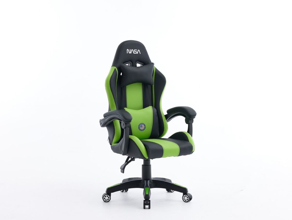 SILLA GAMING NASA SPIRIT NEGRO VERDE