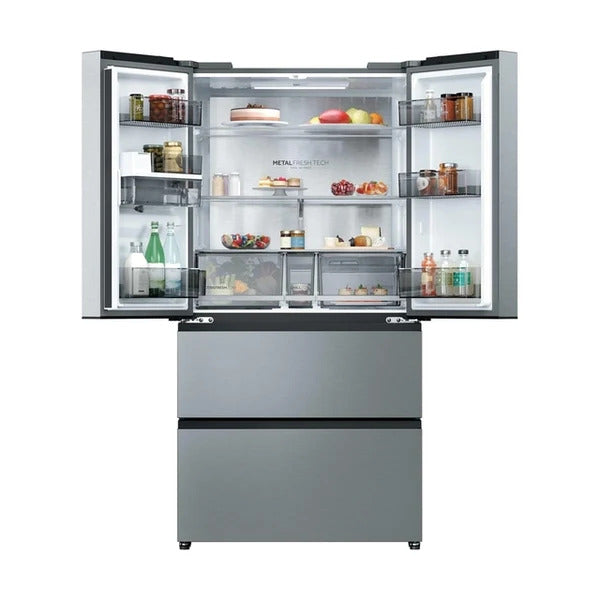 FRI. HAIER HFR59F18CWMM 183x91 4P NF DISP INOX HOR