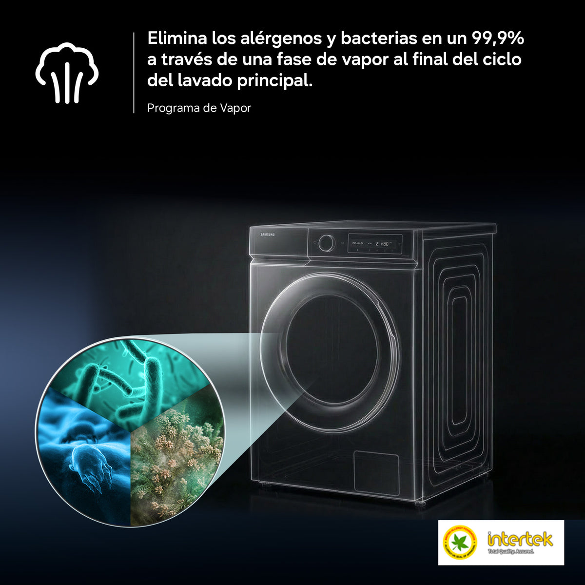 Samsung WW90FG3M05TW/EC – detección automática de carga