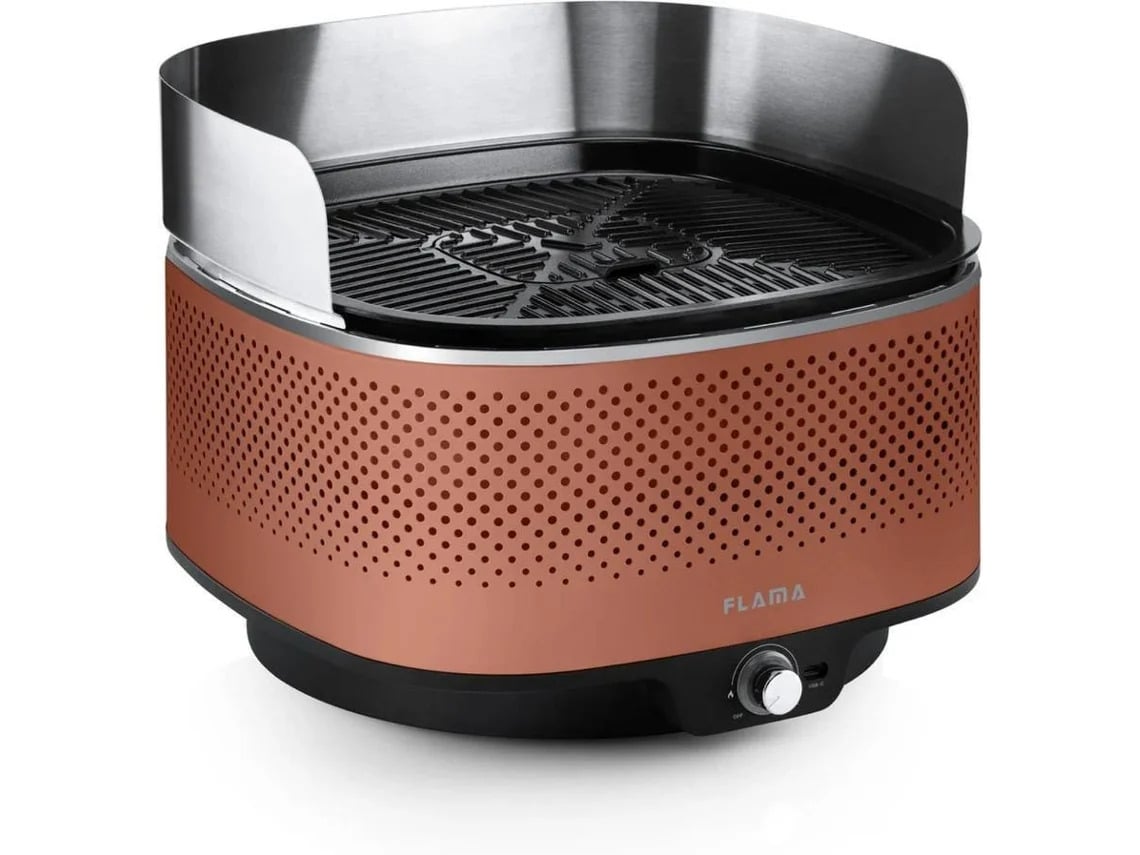 BARBACOA FLAMA 4013FLEVO TERRACOTTA USB-C 5V