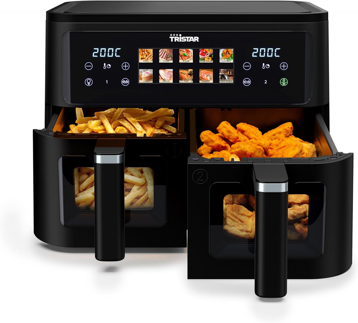FREIDORA AIRE TRISTAR FR9075 9L 2X4,5L 2500W VENTA