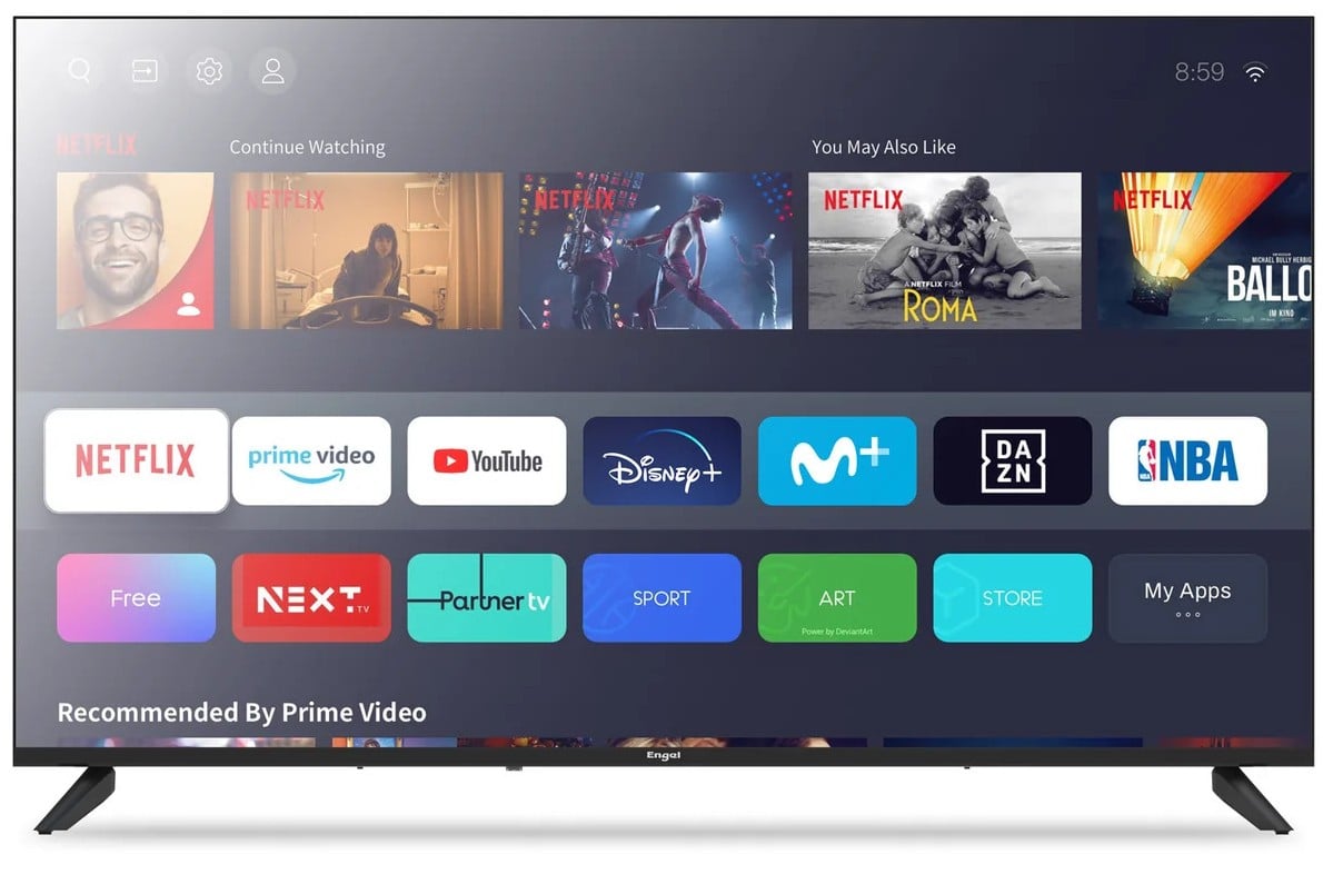 TV ENGEL 50" LE5088SM UHD SMART TV HOTEL