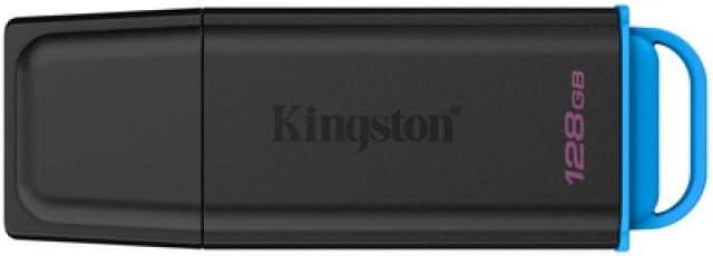 MEMORIA USB KINGSTON 128GB USB 3.2 EXODIA BLAC/BLU