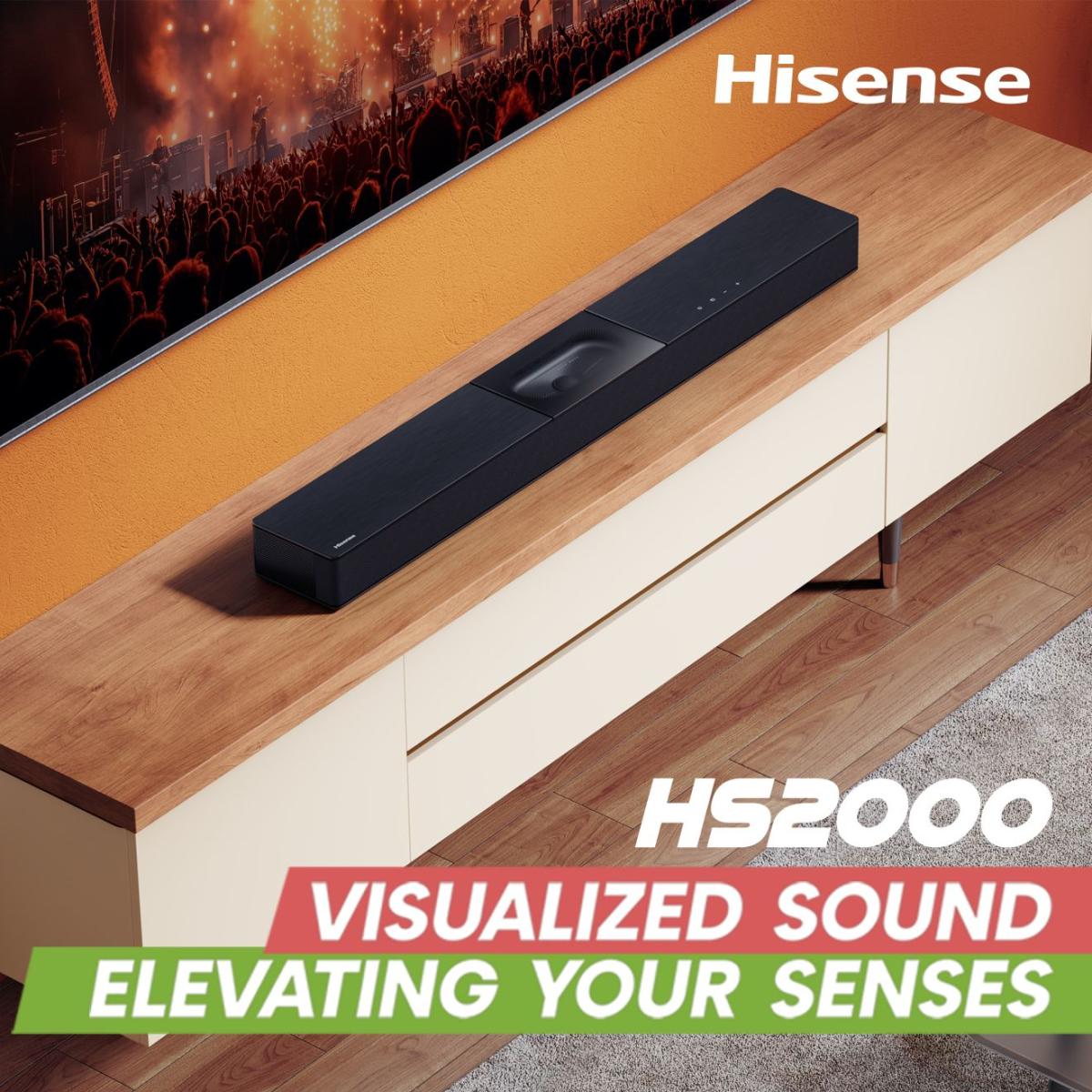 BARRASONIDO HISENSE HS2000 2.1 240W HDMI/USB/BT