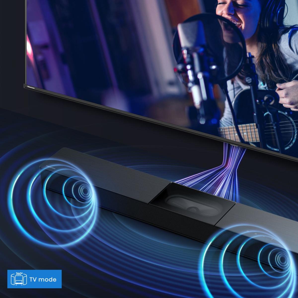 BARRASONIDO HISENSE HS2000 2.1 240W HDMI/USB/BT