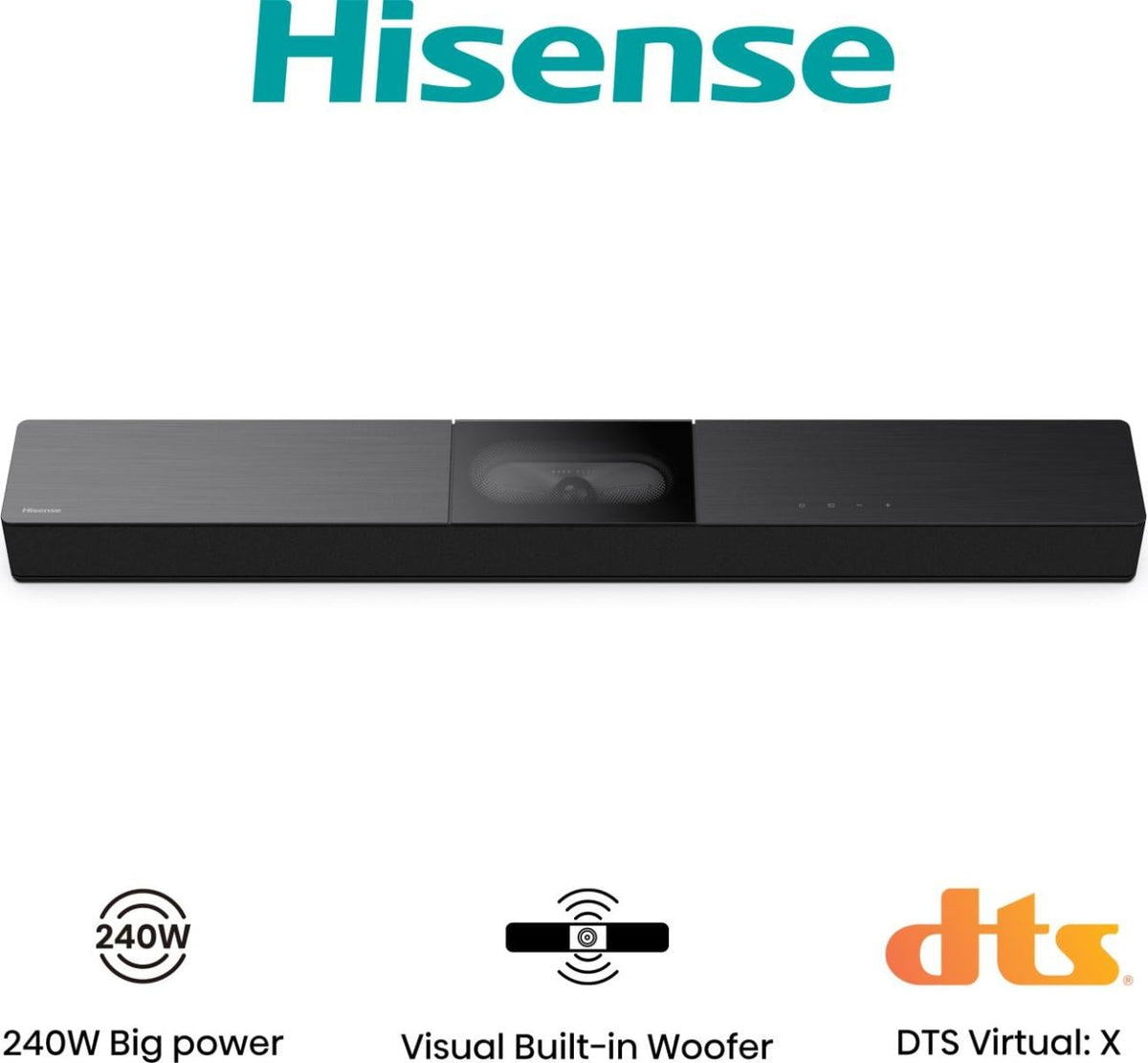 BARRASONIDO HISENSE HS2000 2.1 240W HDMI/USB/BT