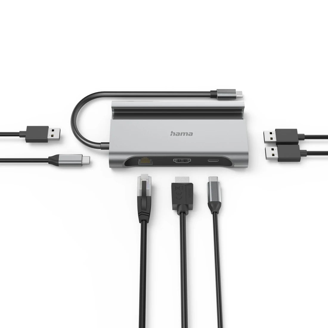 HUB HAMA 00200143 MULTIPUERTO USB-C 7 PUERTOS