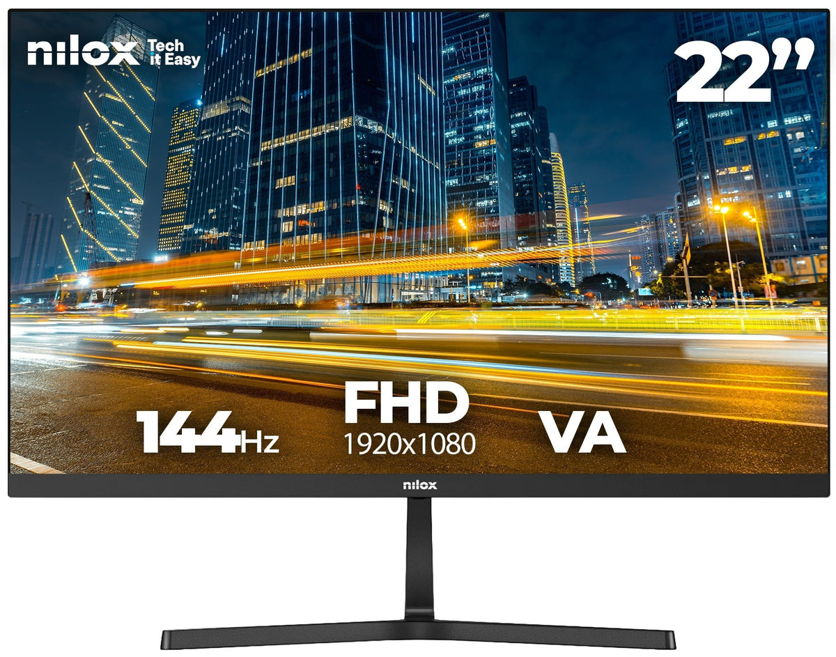 MONITOR NILOX 22" NXM22FHD14401 144HZ VGA HDMI