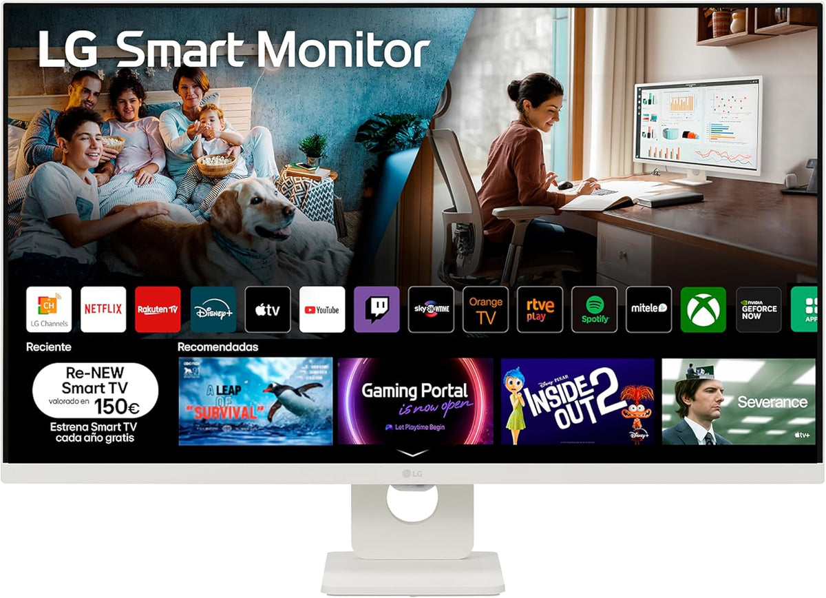 MONITOR LG 32" 32U721SA W 4K UHD SMART MONITOR HDR