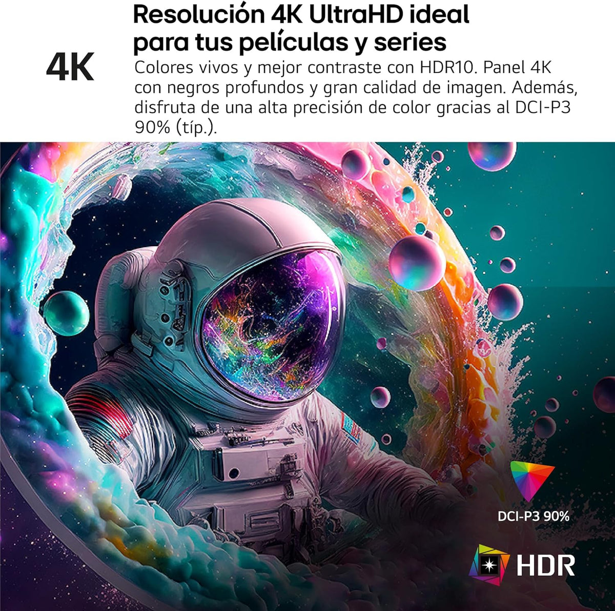 MONITOR LG 32" 32U721SA W 4K UHD SMART MONITOR HDR