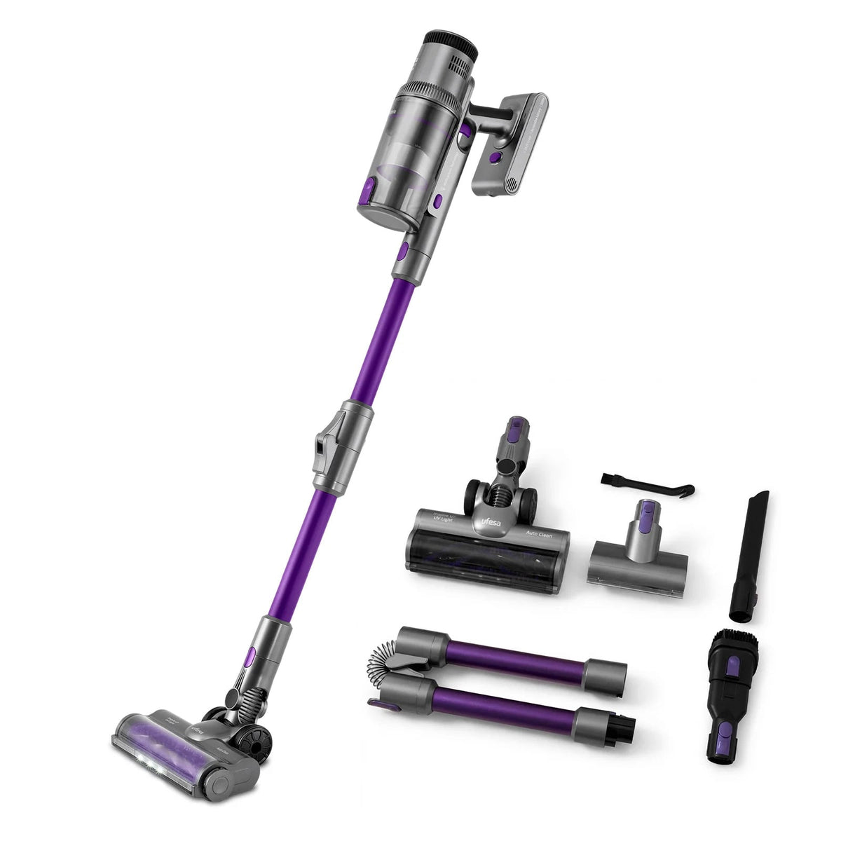 ASPI. ESCOBA UFESA U7 UV LIGHT FLEX MINI TURBO UV