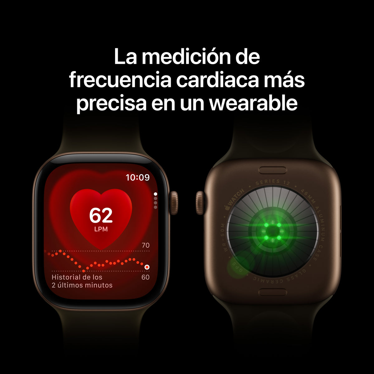 SMARTWATCH APPLE S12 GPS 46MM DARK BRONZE AL M/L