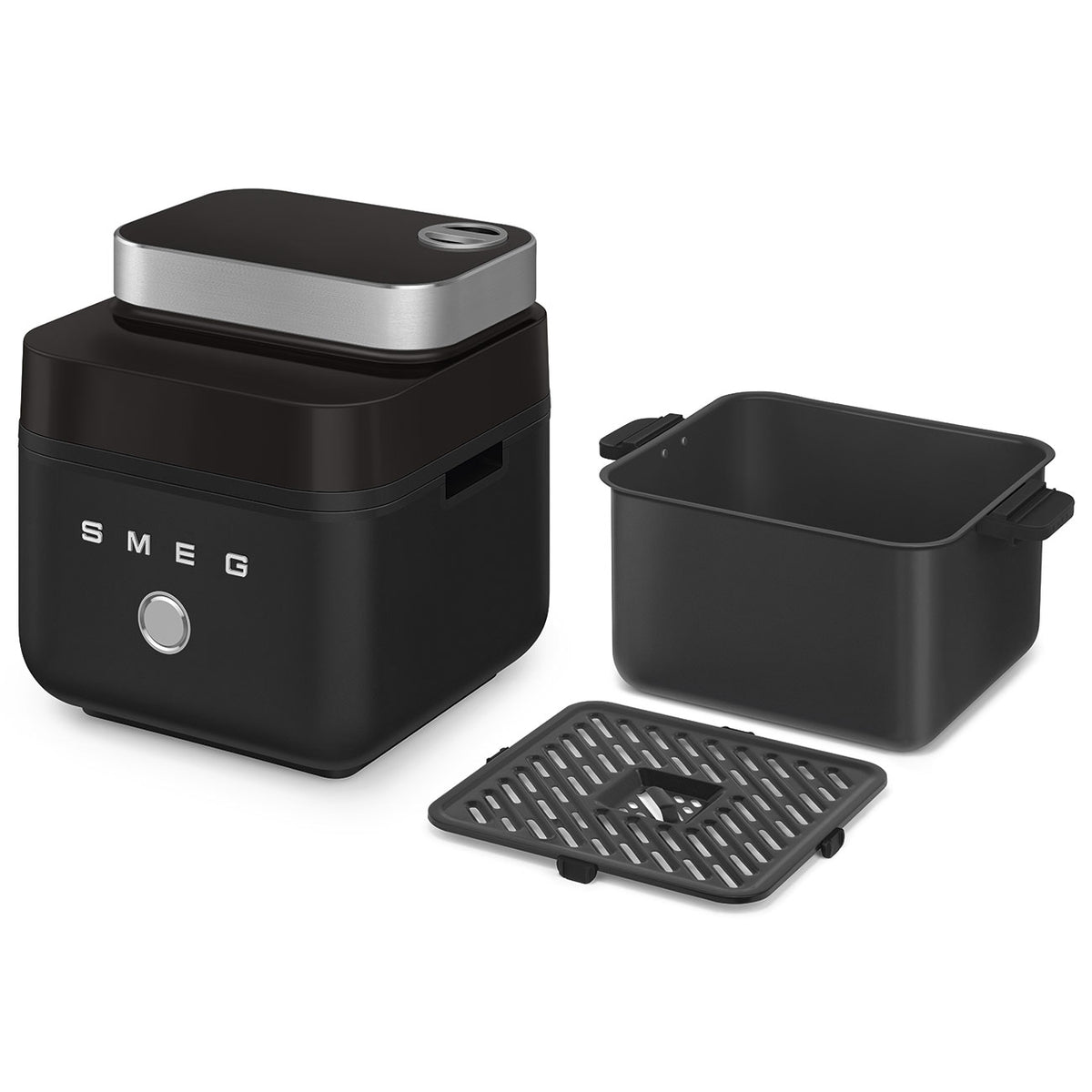 FREIDORA AIRE SMEG AFC01BLMEU 1450W 7L 10PR NEGRO