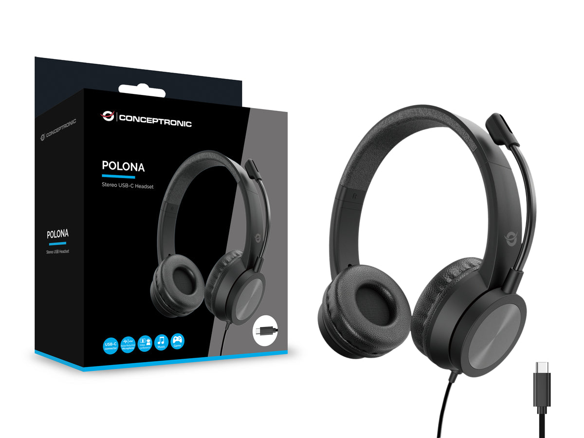 AURICULAR CONCEPTRONIC USB C ESTEREREO CON MIC