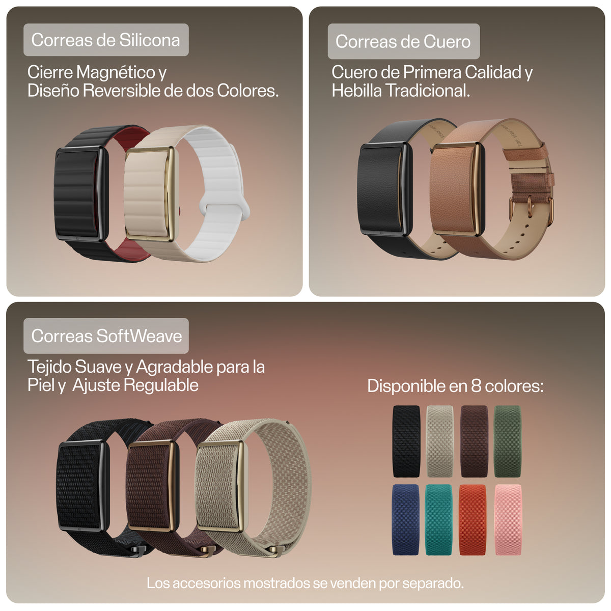 SMART BAND POLAR LOOP GEN2 BLK/CHE SIL S-M