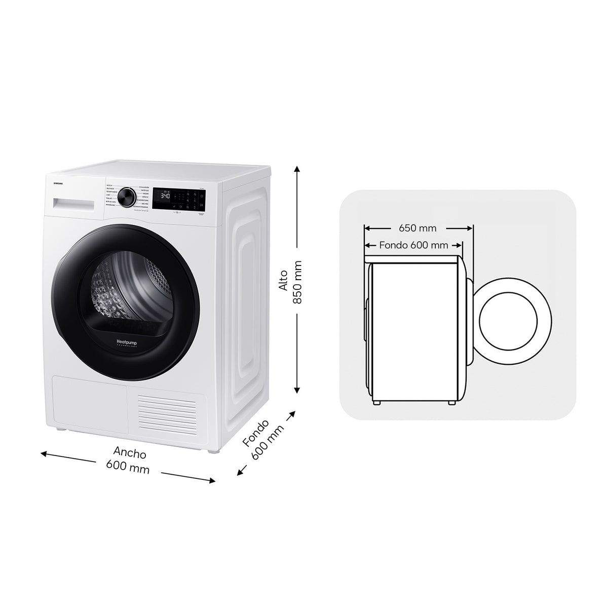 SECADORA SAMSUNG DV80DG52B0AEEC 8K BCA