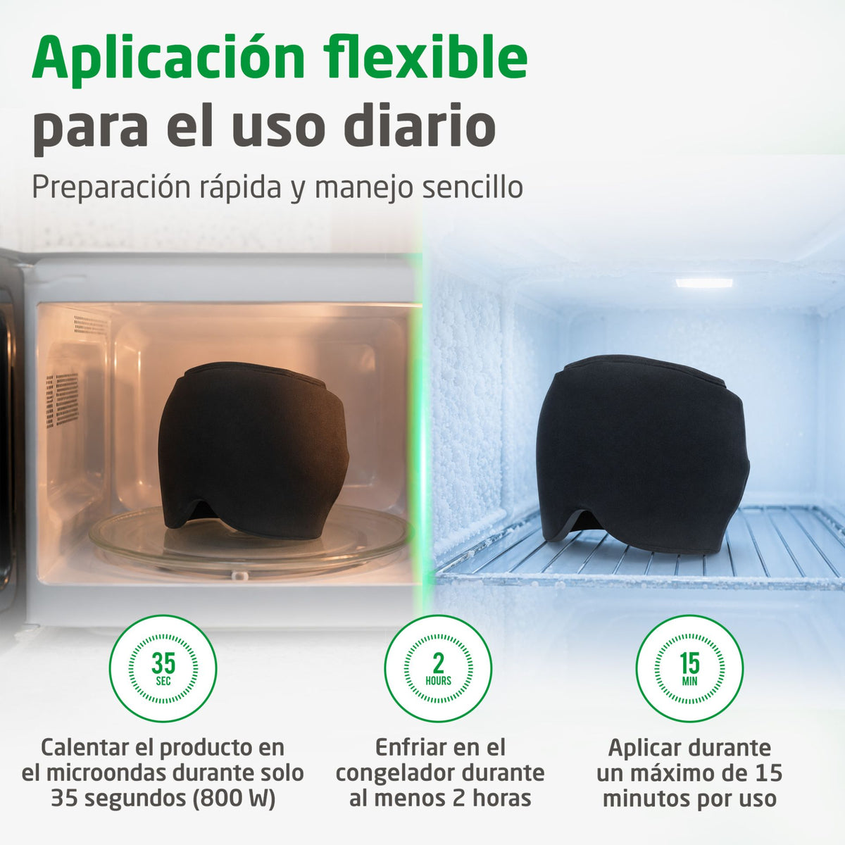 ALMOHADILLA MEDISANA GP100 CABEZA FRIO/CALOR MIGRA