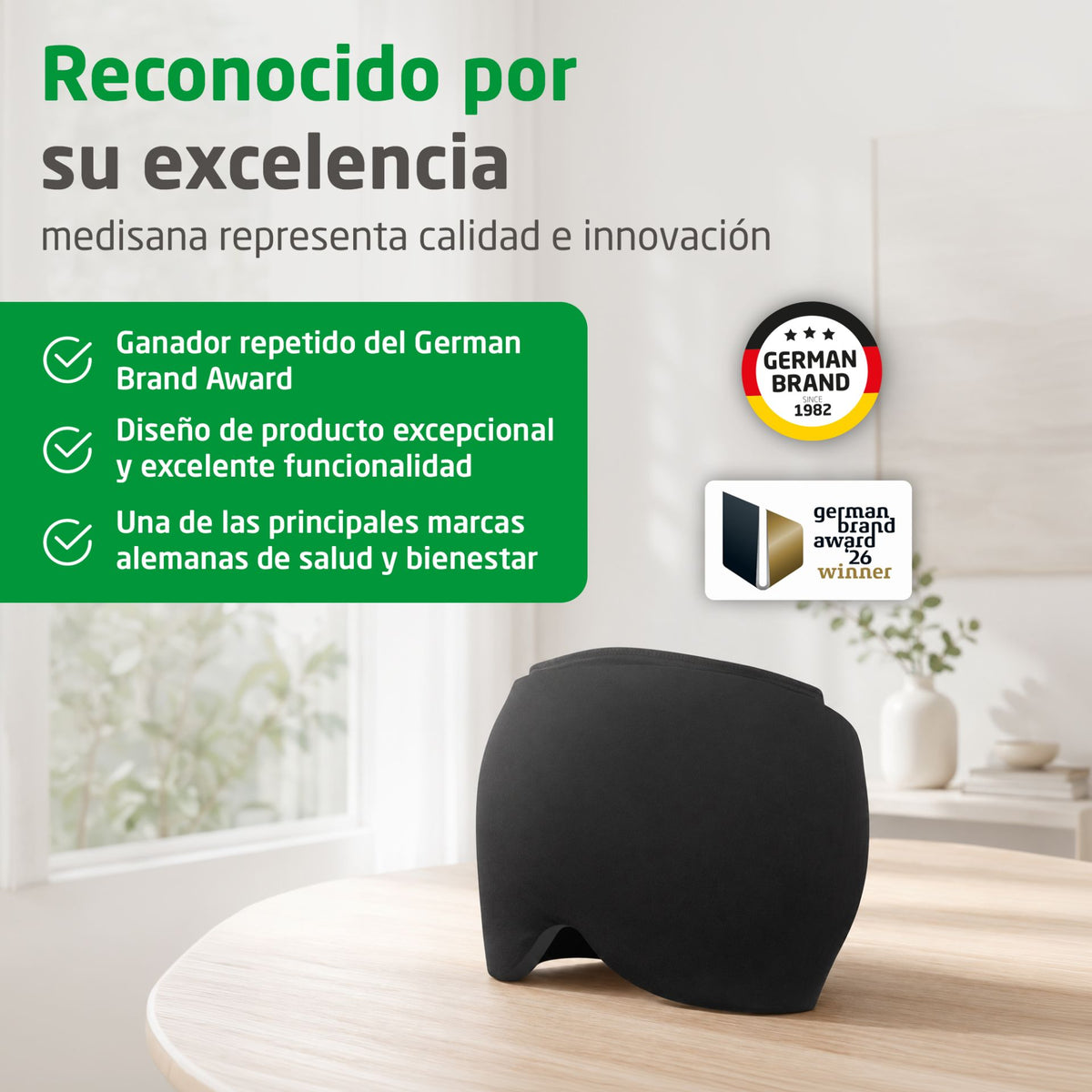 ALMOHADILLA MEDISANA GP100 CABEZA FRIO/CALOR MIGRA
