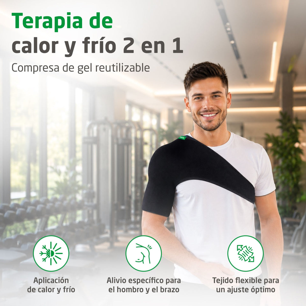 ALMOHADILLA MEDISANA GP102 HOMBROS FRIO/CALOR AJU