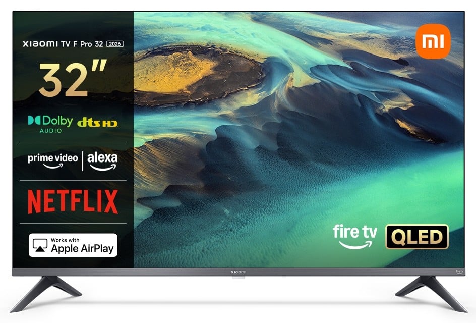 TV XIAOMI 32" F PRO 2026 HD QLED FIRETV DOLBY AUDI