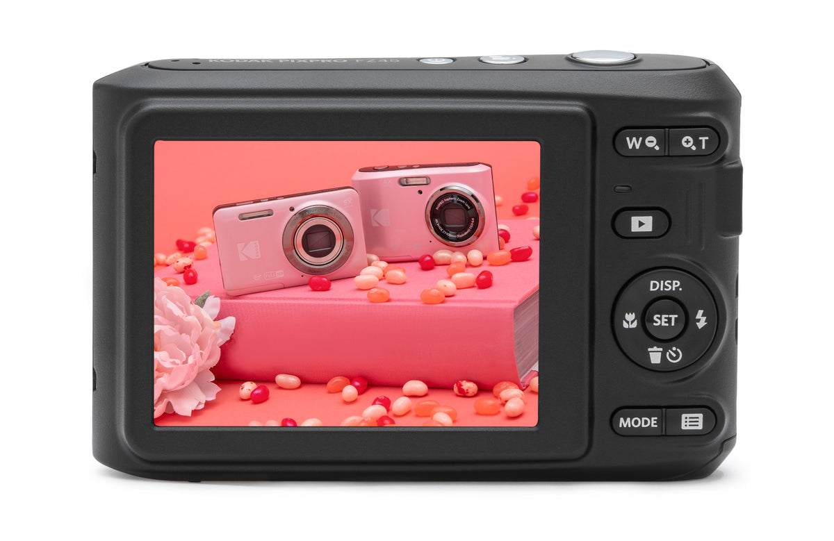 CAMARA KODAK FZ45 ROSA 16MP ZOOM OPTICO X4
