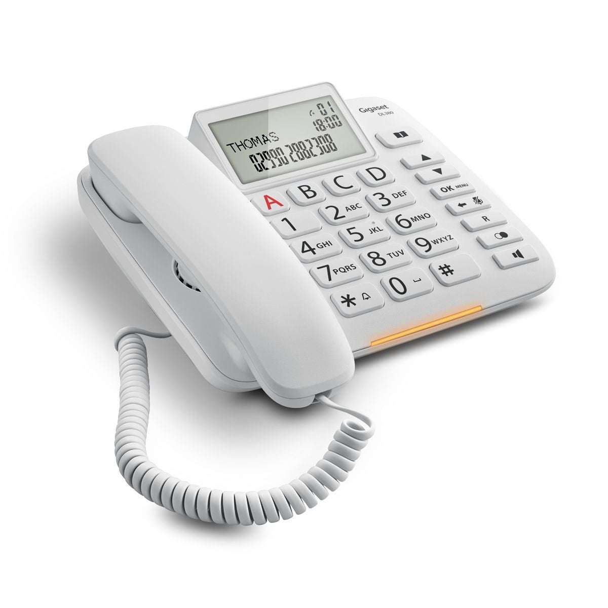 TELEFONO SOBREMESA GIGASET DL380 WHITE