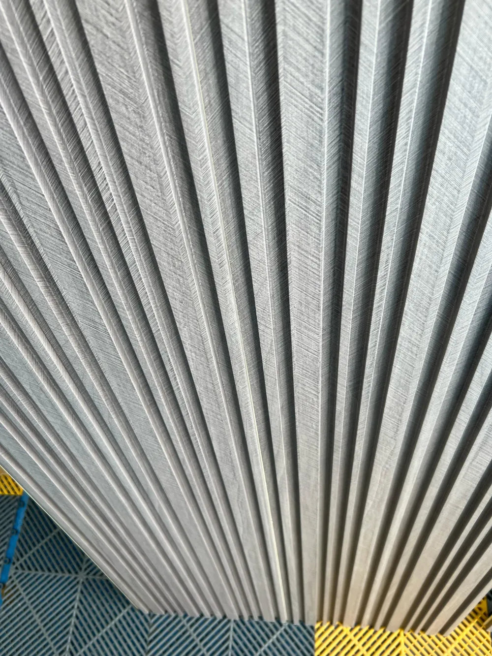 Listón decorativo PVC Mix Gris Espiga 290 x 18 cm