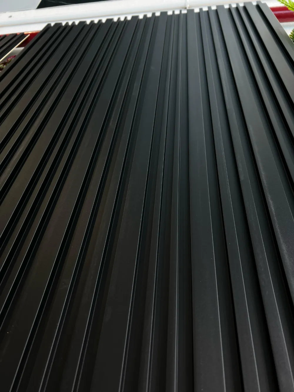 Listón decorativo PVC Mix Negro 290 x 18 cm