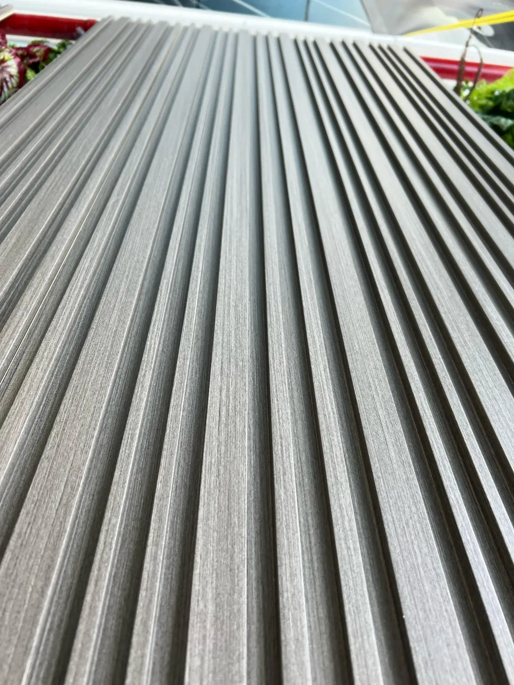 Listón decorativo PVC Mix Gris 290 x 18 cm