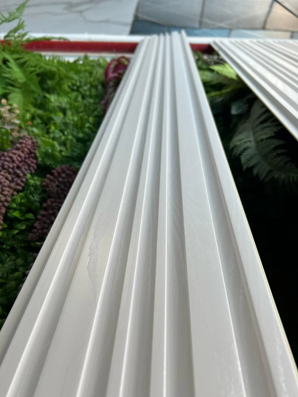 Listón decorativo PVC Mix Blanco 290 x 18 cm