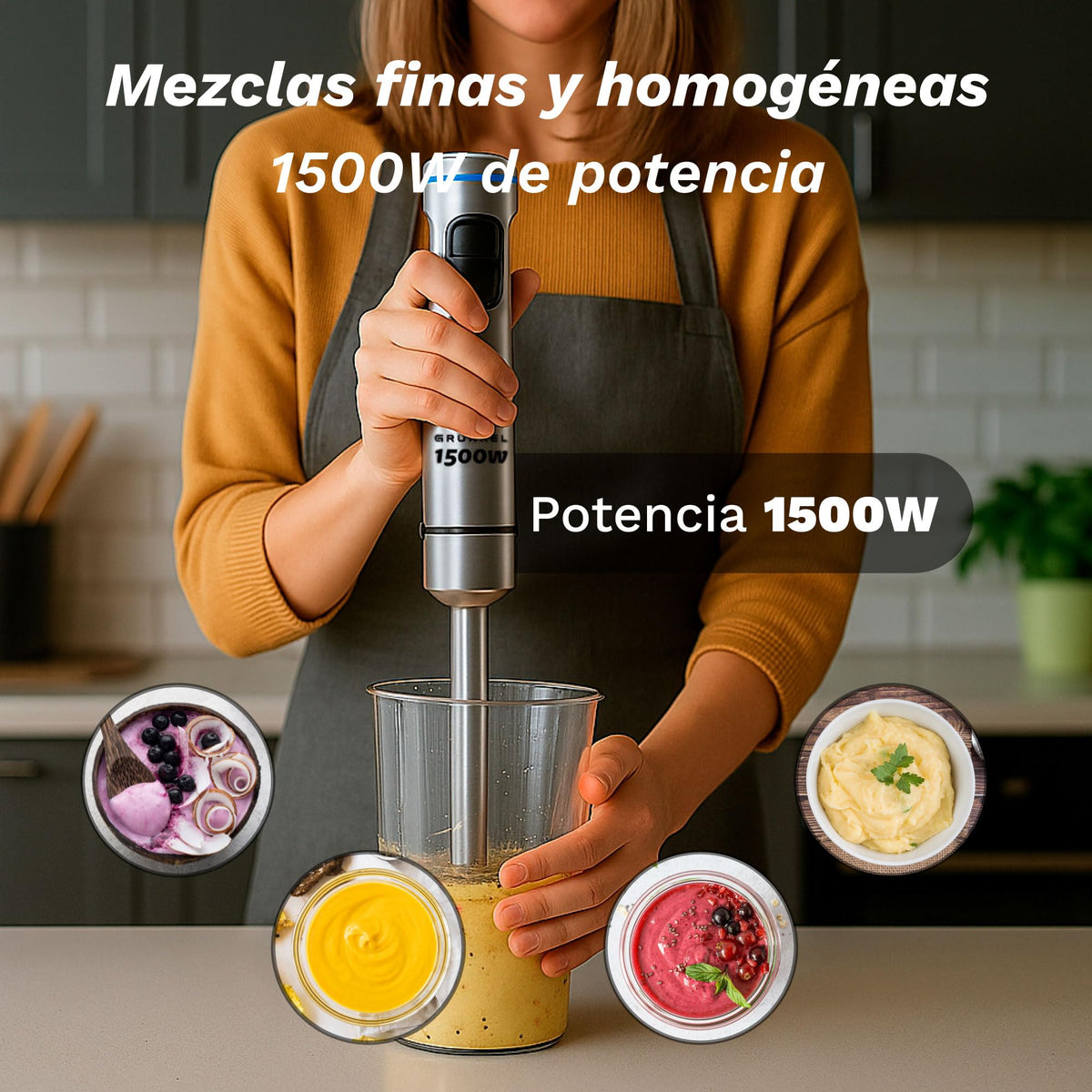 Batidora de mano Grunkel BM-1500EXTREME