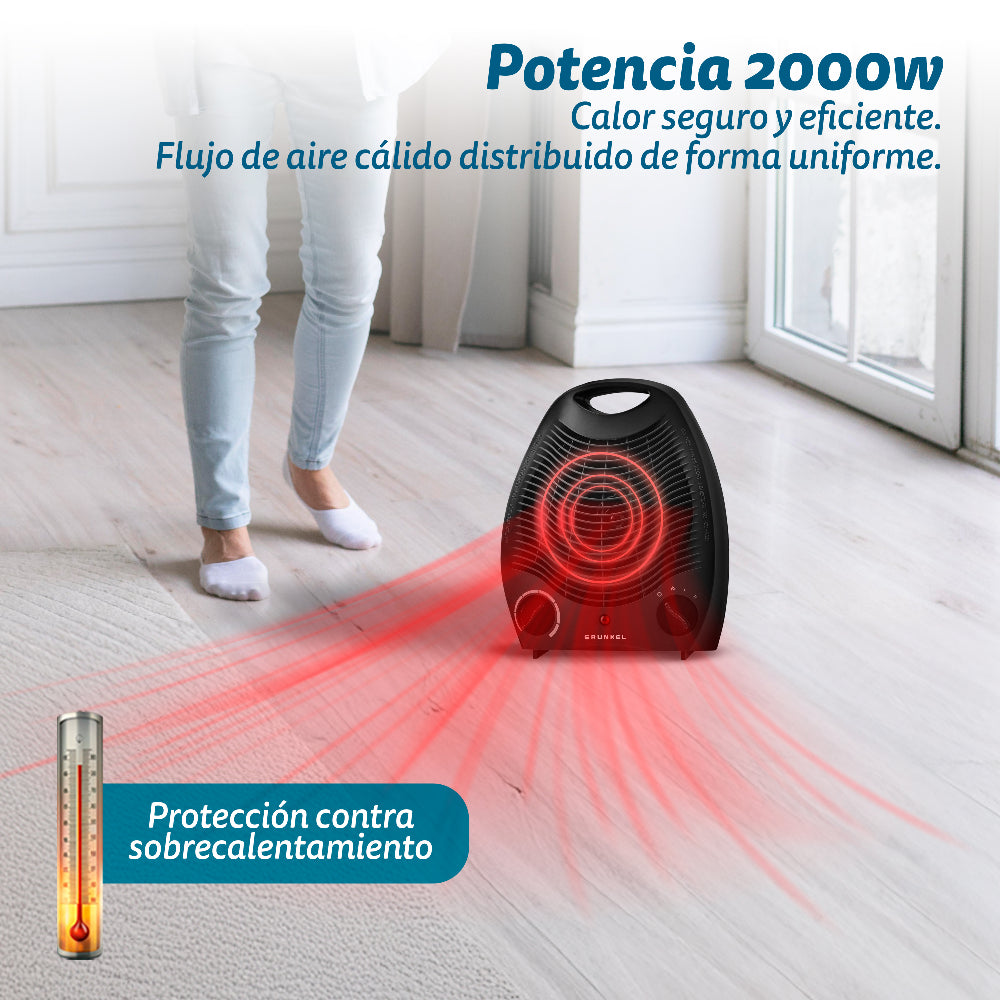 Calefactor termoventilador 2000 W Grunkel WB-2000