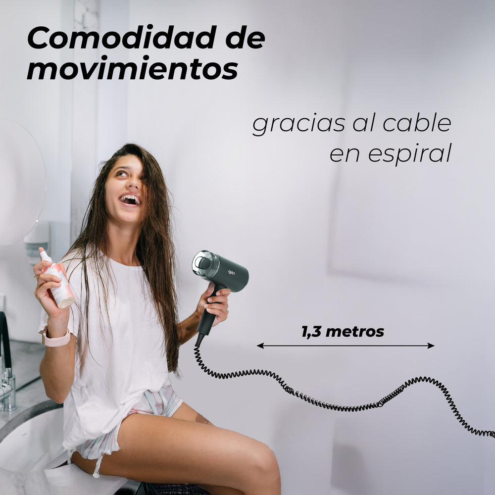 Secador de pelo para hoteles 1600 W Grunkel ONYXRESORT negro