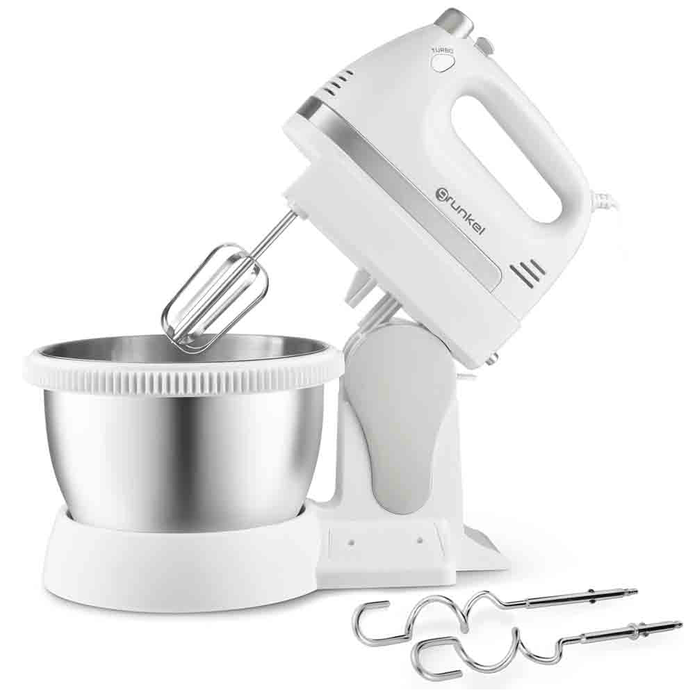 Amasadora con bol Grunkel AM-350TURBO5BOWL