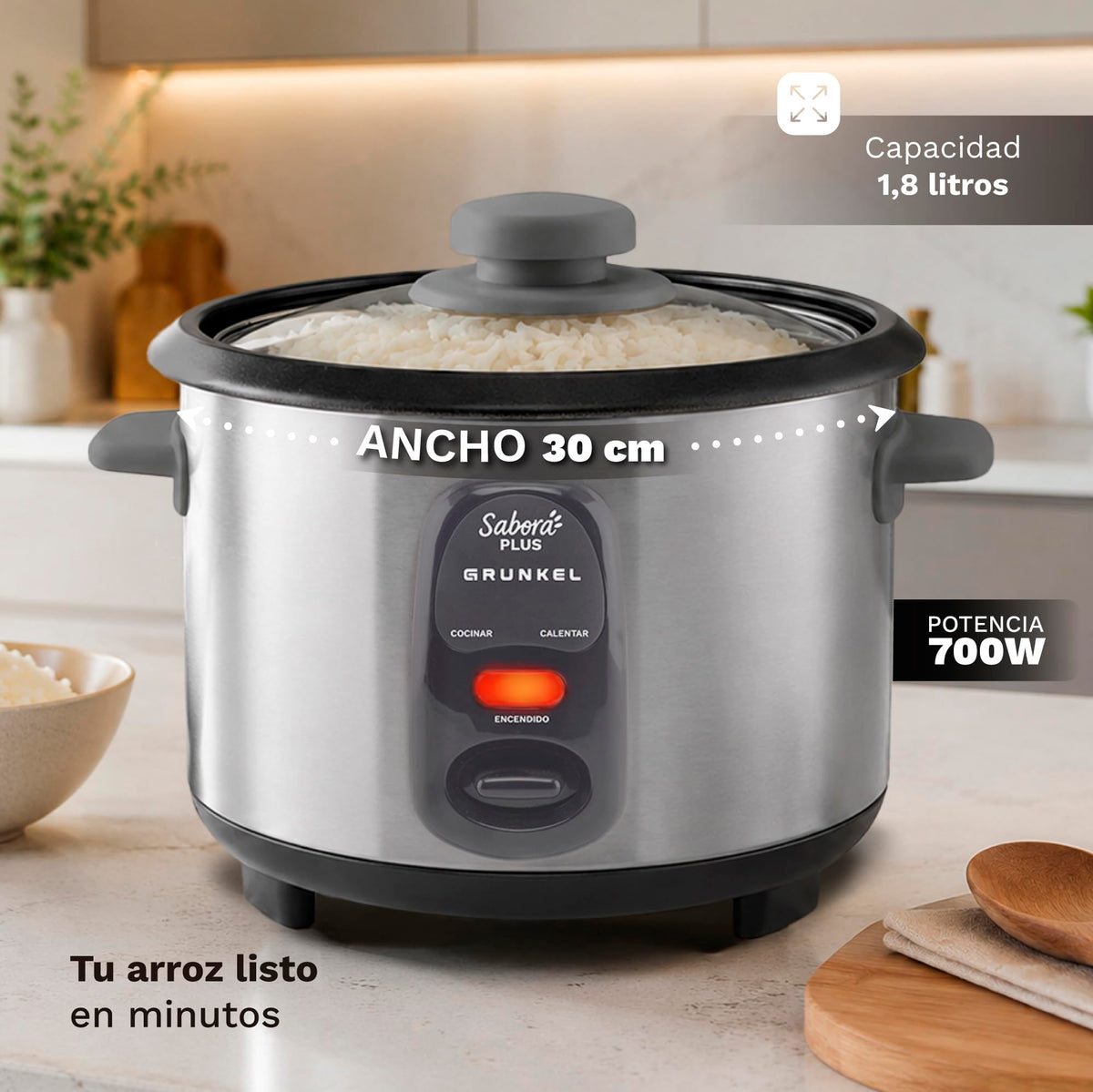 Arrocera 1,8 L Grunkel RC-18L