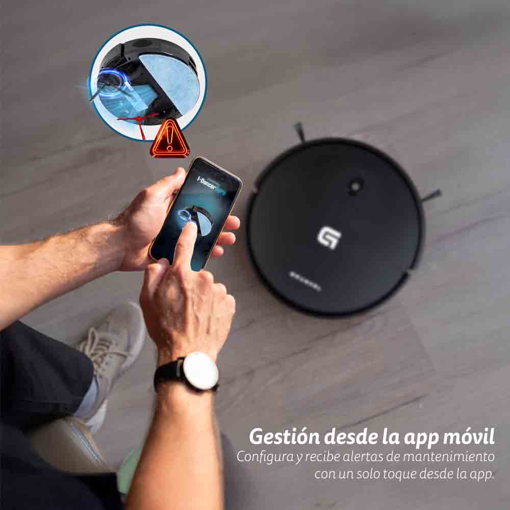 Robot aspirador con navegación giroscópica Grunkel I-DANCERGYRO