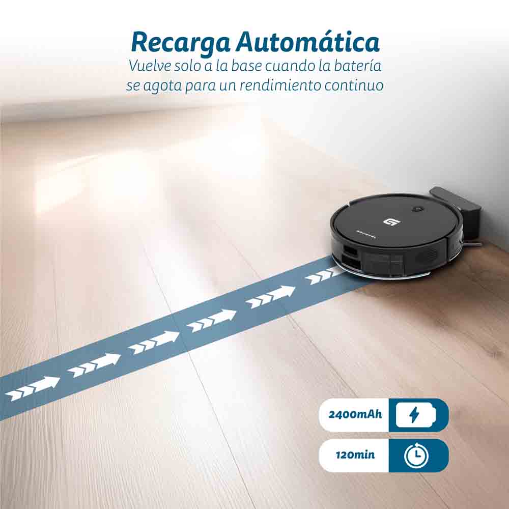 Robot aspirador con navegación giroscópica Grunkel I-DANCERGYRO