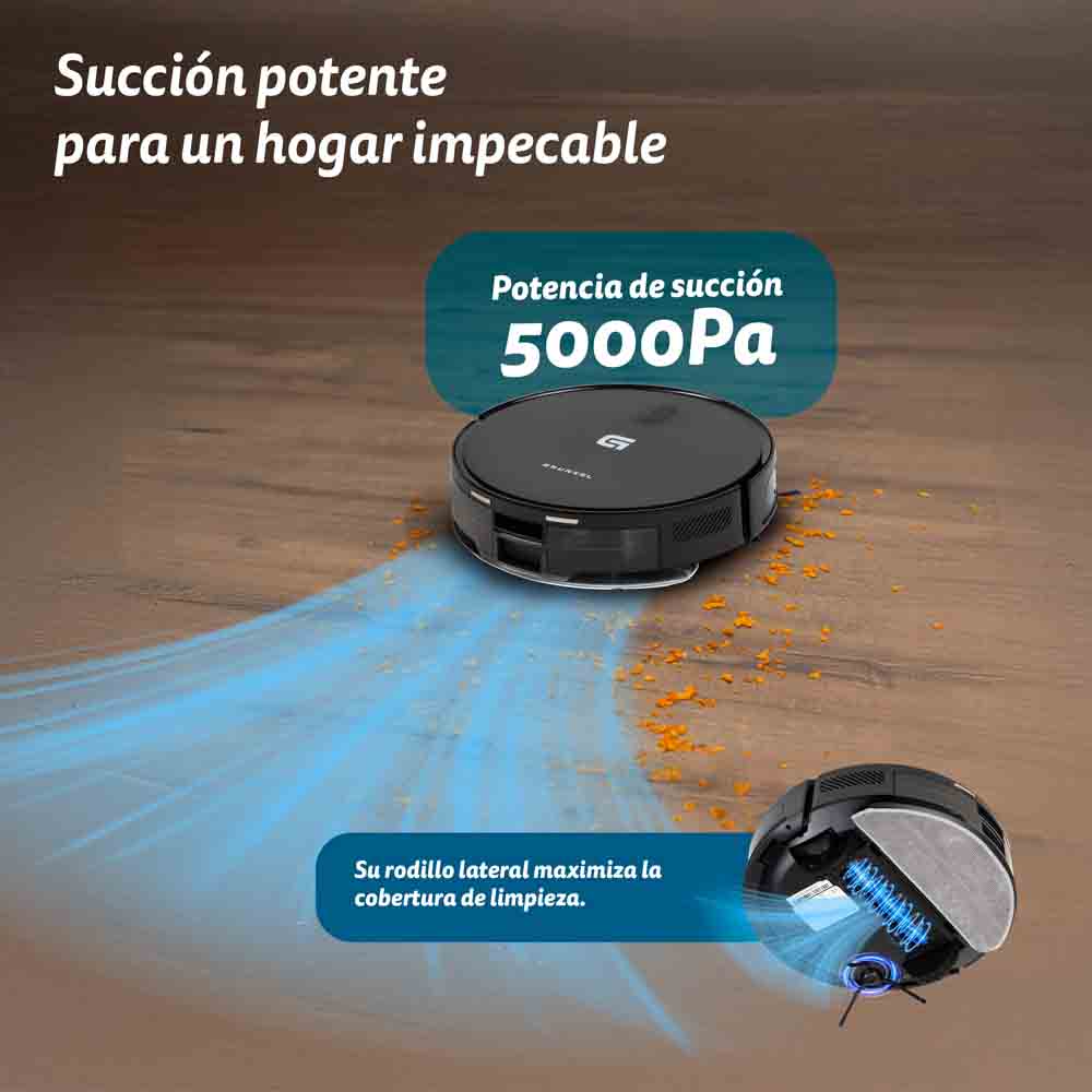 Robot aspirador con navegación láser Grunkel I-DANCERTURBOBRUSH
